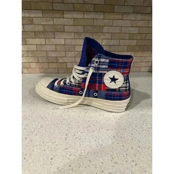 Converse Women's‎ Navy and Red Trainers  b39 - Picture 5 of 9